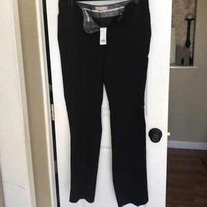 NWT. Sz 12 Black Banana Republic Slacks